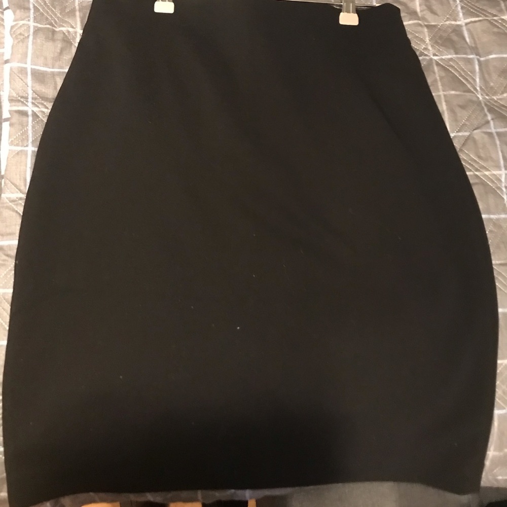 Black pencil skirt